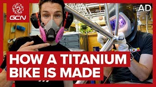 How Are Titanium Bikes Made  Moots Factory Tour [upl. by Trebleht484]