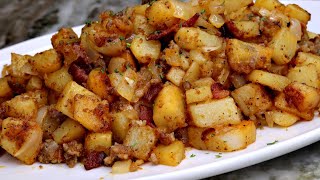 Breakfast Potatoes Recipe  Breakfast Skillet Recipe  Brunch Ideas [upl. by Rydder]