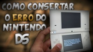 Como consertar o erro inicialização do Nintendo DS [upl. by Miran]