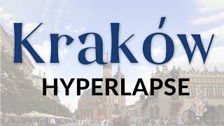 Krakow Main Square  a Hyperlapse Walk [upl. by Linskey]