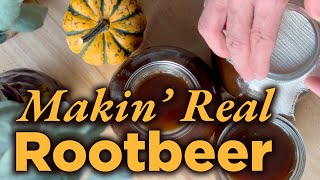 How to Make Real Rootbeer from Actual Roots Part 1 [upl. by Grimonia]