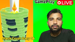 🔴LIVE Stack Crush  Game 🎮 Play pat 2 Daey 06 [upl. by Assin]