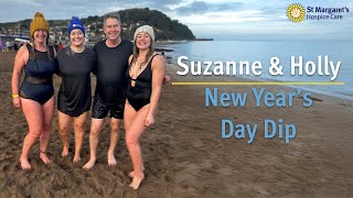 Why Suzanne and Holly took part in the New Years Day Dip [upl. by Griffith43]