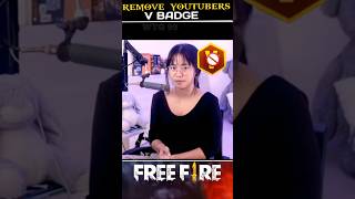 BIG YOUTUBERS ☠️ REMOVE THEIR V BADE 😳 trending freefiretotalgaming Wright Gamer 99 [upl. by Rosenkrantz]