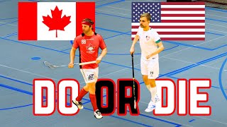 CANADA vs USA  World Floorball Championship QUALIFIERS [upl. by Nyahs]