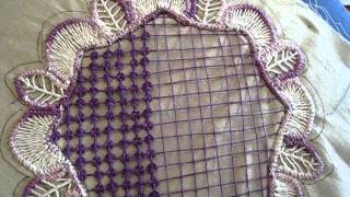 Round doily part 3 center filling stitch for RPL [upl. by Amabel589]