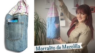 Morralito de Mezclilla  Chuladas creativas [upl. by Wilow45]