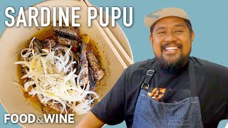 This Chefs Sardine Pupu Will Change Your Mind About Tinned Fish  Food amp Wine [upl. by Annerahs]