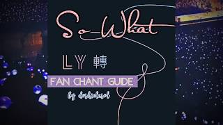 Official Fanchant응원법 BTS 방탄소년단 — So What  쏘왓 with voice guide [upl. by Carrick]