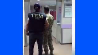 TURKISH HANDCUFFED SOLDIERS IN CUSTODY JULY 16 2016 [upl. by Eidnac]