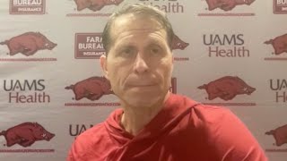 Eric Musselman postgame  Arkansas 91 Missouri 84 [upl. by Gibby477]