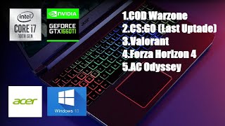 i7 10750H  GTX 1660 Ti Laptop  Test in 5 Games [upl. by Assener]