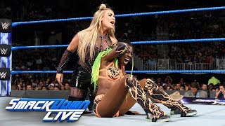 Naomi amp Becky Lynch vs Natalya amp Carmella SmackDown LIVE Aug 1 2017 [upl. by Yelhak135]