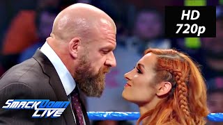 Becky Lynch Charlotte Flair amp Triple H Segment SmackDown Feb 5 2019 HD [upl. by Caruso231]