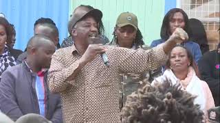 Former Muchatha MCA ngichu pulls crowd in front of Governor Wamatangi as KK got booed [upl. by Salvatore]