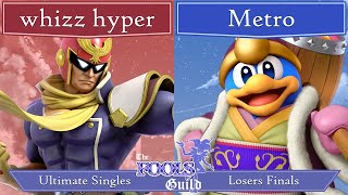 The Fools Guild CXIX Losers Finals  whizz hyper Captain Falcon vs Metro King Dedede [upl. by Nawd382]