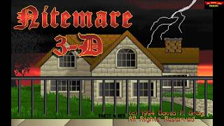 Nitemare 3D 1994  DOS Gameplay Video PC MSDOS [upl. by Towill]