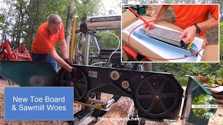 126New Toe Board and Sawmill Woes w HM126 [upl. by Eelaroc]