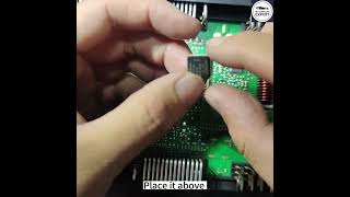 How to solder a 64 pin Flexray controllerBMW carrepair McLaren chips [upl. by Kho]