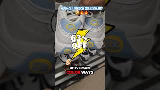 63  Off Iverson Question Mid shorts viralreels youtubeshorts kicks sneakers capcut sales [upl. by Suzan]