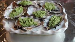 Oyster Rockefeller  Oysters Baked with Herb Butter  Special Holiday Appetizer [upl. by Sibelle8]