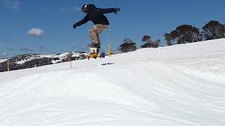 Snowboarding  Falls Creek Australia ‘22  Closing day shifties [upl. by Woodcock]