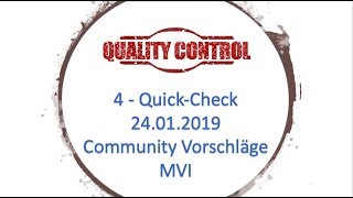 QuickCheck  4  Community Vorschläge Modern Value Investing [upl. by Egnalos511]