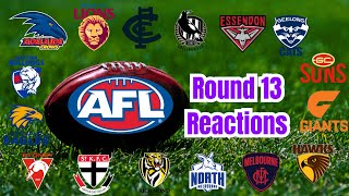 Every AFL clubs reaction to their Round 13 matches [upl. by Erusaert]