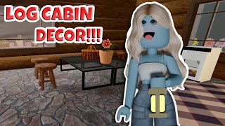 Roblox backpacking log cabin 2024 The best décor ideas for your log cabin [upl. by Cynarra645]