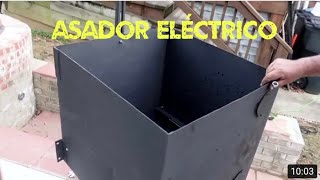 COMO HACER UN ASADOR ELECTRICO CON MATERIALES RECICLADOS CASERO Cocinando Contigo y Mas [upl. by Laval]