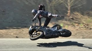 Crazy Highside Motorcycle Crash [upl. by Bullis]