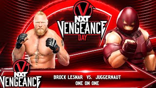 WWE 2K24  BROCK LESNAR VS JUGGERNAUT [upl. by Eran]