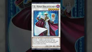 Yugioh TG Hiper Bibliotecario Carta Tipo Oscuridad [upl. by Atsillak]