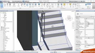 REVIT  Level 1  Thiết kế Lan Can trong Revit  Create Railing With Revit Part 55 [upl. by Siroved]