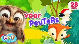 Dieren Verstopt 25 Woordjes Leren amp Zingen met Pretlettertjes  Voor Peuters [upl. by Torie]