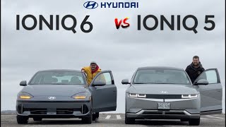 2023 Hyundai IONIQ 6 vs IONIQ 5 Live [upl. by Chema]