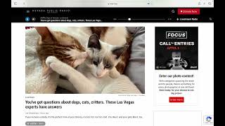 KNPR State of Nevada Radio Show March 20 2024 all things pets with Dr Shadi Ireifej of VetTriage [upl. by Alacim]