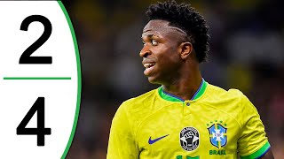 Brazil vs Senegal Highlights Sadio Mane Stuns Selecao in Shock Victory [upl. by Nitsirk]