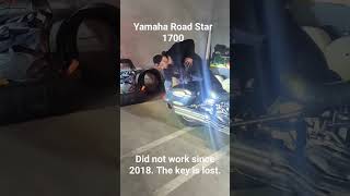 Yamaha Road Star 1700 2004 Recovery after 6 years The key are lost [upl. by Gutow899]