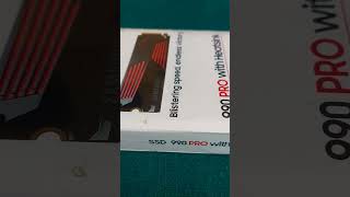 samsung 990 pro with heatsink gen4 nvme youtubeshorts ytshort [upl. by Synned480]