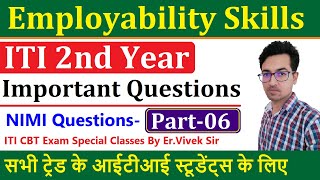 Employability Skills ITI 2nd Year All Trade  Part06 [upl. by Adrial100]