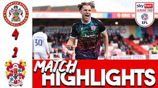 HIGHLIGHTS Accrington Stanley 41 Tranmere Rovers [upl. by Asselem]