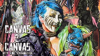 The vibrancy of Asuka WWE Canvas 2 Canvas [upl. by Fairman189]