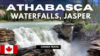 Athabasca Falls Jasper National Park Alberta Canada Travel [upl. by Nnahgiel]