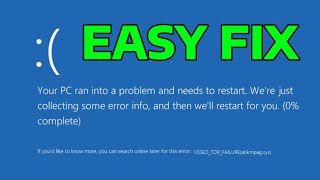 VIDEO TDR FAILURE atikmpagsys Blue Screen While Playing Videos  How To Fix [upl. by Faustus]