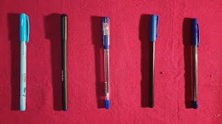 Top 5 ball pens for exam in ₹5 [upl. by Hannan]