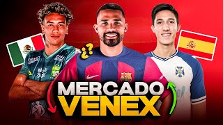 🔥🔀 ¿YANGEL AL BARCA ¿CADIZ A MEXICO  Mercado Venex 2 [upl. by Dayle]