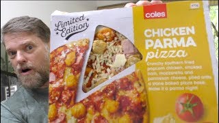 Lets Try the Coles Chicken Parma Pizza [upl. by Ttayw28]