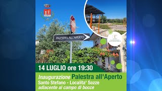 Inaugurazione palestra allaperto a Santo Stefano del Sole [upl. by Landy462]