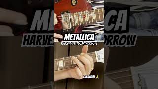 Metallica  Harvester of Sorrow guitar tutorial [upl. by Ericka]